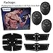 WORLD-BIO ABS Stimulator Abdominal Muscle Toning AB Belt, Slimming Trainer Sculptor Toner, Arm Leg Waist Fitness Training Gear, Portable Wireless Body Exercise Workout for Men Women Home Gym Office