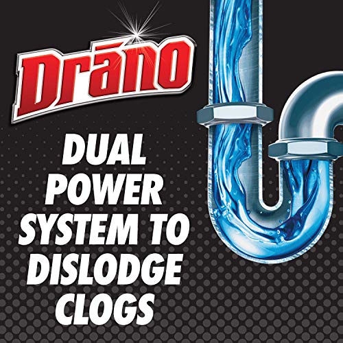 Drano Gel Drain Clog Remover and Cleaner 16oz and Snake Plus Tool 23