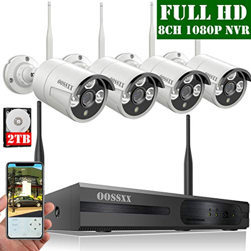 ?2020 Update? OOSSXX 8-Channel HD 1080P Wireless Security Camera System