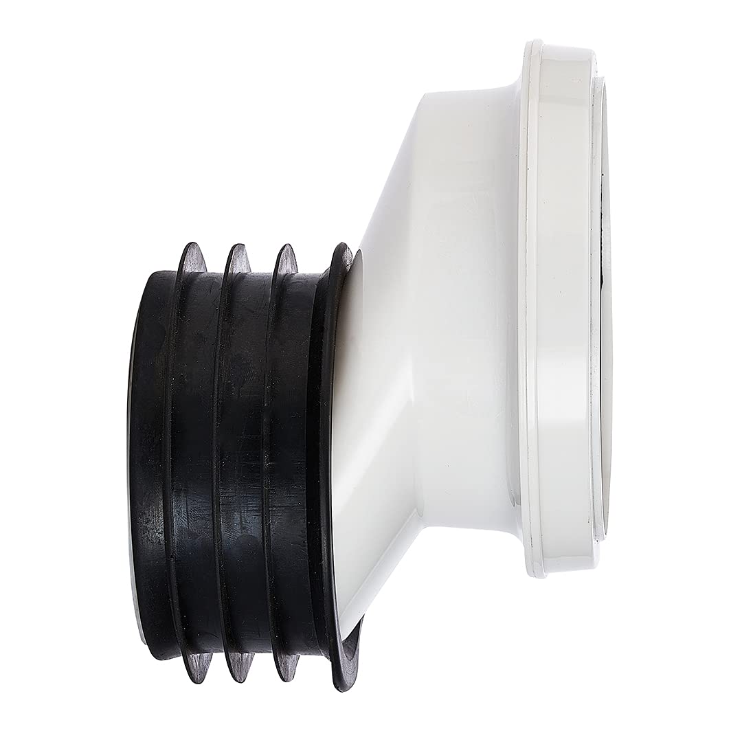 MaKe PRO019 40mm Offset WC Pan Connector , White