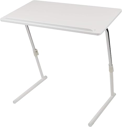Amazon Co Jp Mrg 昇降式テーブル 折りたたみ式 リフトテーブル 69cm 45 5cm 高さ 角度調整可能 ベッド ソファ オフィス おしゃれ ホワイトアッシュ ホーム キッチン