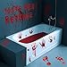 TMCCE Halloween Bloody Decorations Handprint Footprint Window Floor Clings Decals for Halloween Vampire Zombie Halloween Party Supplies-6 Sheets
