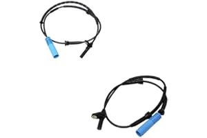 Olivia&Oliver 2PCS Left & Right Front ABS Wheel Speed Sensor for BMW 745i 750i 760i E65/E66/E67 34526771708 34526761650