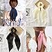 30 Hair Ties Bracelet for Women Girls Cute Ponytail Holder Soft Elastic Hair Bands Stretchy Bulk Colorful No Pull Non Slip (black)