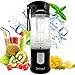 Personal Portable Smoothie Juicer Blender Bottle, includes 4000mAh 7.4V Batteries,126 Watts 12oz USB Shakes Blender for Gym, Travel & Home, Black