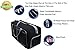 85L Foldable Travel Duffel Bag Lightweight Carry-on w Shoes Compartment Memory Foam Shoulder Pad Magictodoor
