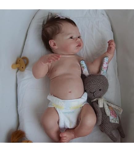 TERABITHIA 18-Inch Realistic Reborn Baby Doll – Lifelike Vinyl Body, Painted Hair, Anatomically Correct Newborn Collectible With Clothes & Accessories