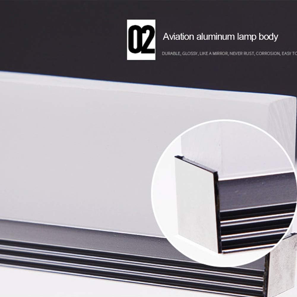 DFFH Led Mirror Light Nordic Style Simple Long Anti-Fog Mirror Headlight Bathroom Wall Lamp-40cm warm light