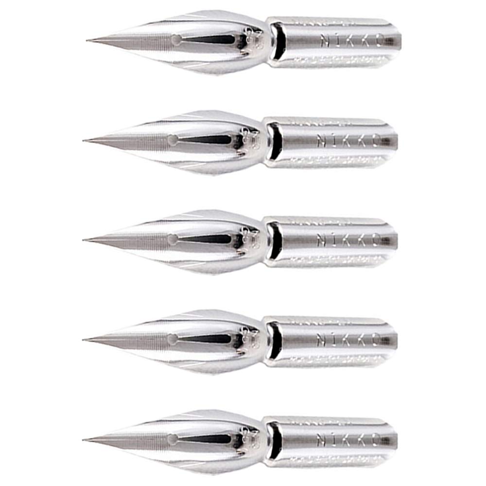 Nikko Manga Pen Nib Saji Pen Crome - 5pc