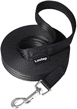 Loutep Training Lead for Dogs Nylon Leash 3m to 30m Padded Handle