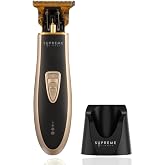 Supreme Trimmer T-Shaper Professional Zero-Gap Barber Trimmer ST5210 | Cordless Beard &amp; Hair Trimmer with 90-Min Runtime, Low Noise &amp; Precision Zero-Gap Blade for Lineups and Detailing