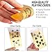 LotFancy 24K Gold Foil Playing Cards, 2 Decks of Cards with Boxes, Waterproof Plastic, Bridge Size Standard Index, for Cards Games, Magic Props
