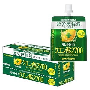 キレートレモン クエン酸2700ゼリー 165g ×6個 ［機能性表示食品］
