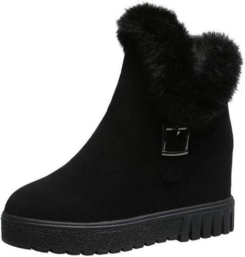 Amazon ベィジャン ムートンブーツ レディース スノーブーツ ショートブーツ インヒール ウィンターブーツ ブーツ 暖かい 裏起毛 マーティンブーツ 冬靴 防寒 保温 防滑 厚手 大人 美脚 歩きやすい 履きやすい カジュアル 秋 冬 ブーツ ブーティ