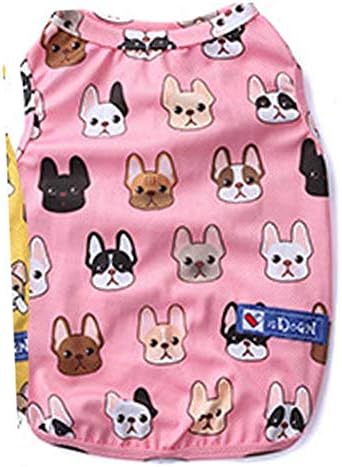 MAJIABEIXIN Cooling Vest Summer Cooling Pet Clothes Outdoor Fat Dog Vest Shirt Clothes for Dogs Vest French Bulldog Clothing for Dogs Cooling Costume Pug C