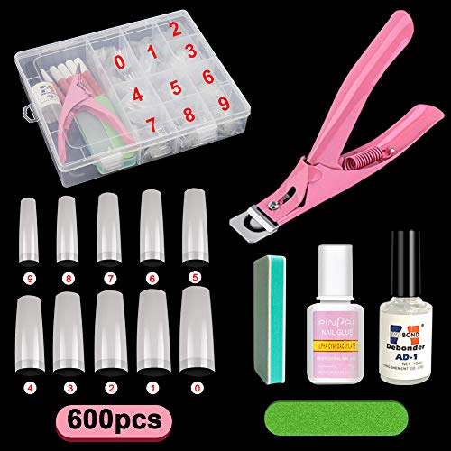 Fake Acylic Nail Tips Kit