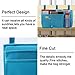 Startostar 8 Pocket Bedside Storage Bag Caddy Hanging Organizer with Improved 3 Straps - Best For Headboards, Bed Rails, Dorm Rooms,Bunk Beds, Hospital Beds