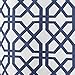 iDesign Trellis Geometric Fabric Bathroom Shower Curtain - 72