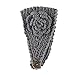 Women Crochet Headband Knit Hairband Flower Winter Ear Warmer Headwrap (Gray)