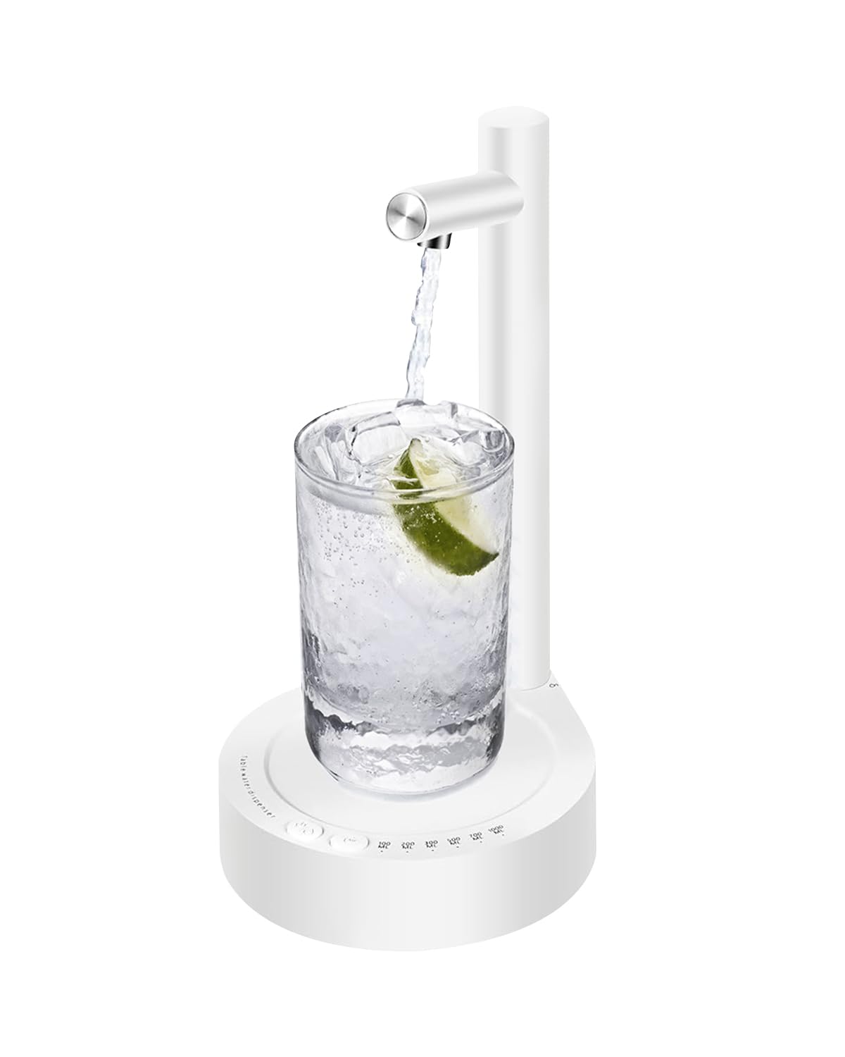 Photo 1 of Desktop Water Dispenser for 5 Gallon Bottle, PLUZZ Portable Small Electric Water Pump for 5 Gallon Jug for Home, Office, Camping, Outdoor, Easy & Useful White Rechargeable Countertop Water Pump