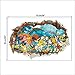 3D Cartoon Pocket Monster Pikachu Through Wall Stickers for Kids Rooms Wall Art Decals Decor Game Posters (20x28inch)