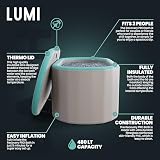 LUMI Recovery PRO Ice Bath Grey Cold Water Therapy Professional Athletes view 2