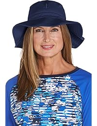 Coolibar UPF 50+ - Gorro para mujer (resistente al cloro, protección solar)