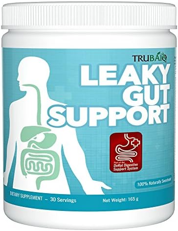 Leaky Gut Support, Nutritional Supplement Powder with Vitamins, Minerals, Herbs, Probiotics for Medicinal Health