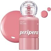 PERIPERA SYRUPY TOK CHEEK Liquid Blush| Dewy Finish with Long-Lasting Hydration, Buildable &amp; Blendable Color, Natural Glow for Cheeks, Safe for Sensitive Skin (03 FRIENDSHIP MAUVE)
