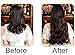 22” Thick Long Straight One Piece Clip in on Hair Extensions Brown Blonde Ombre Hairpieces with 5 Clips (22