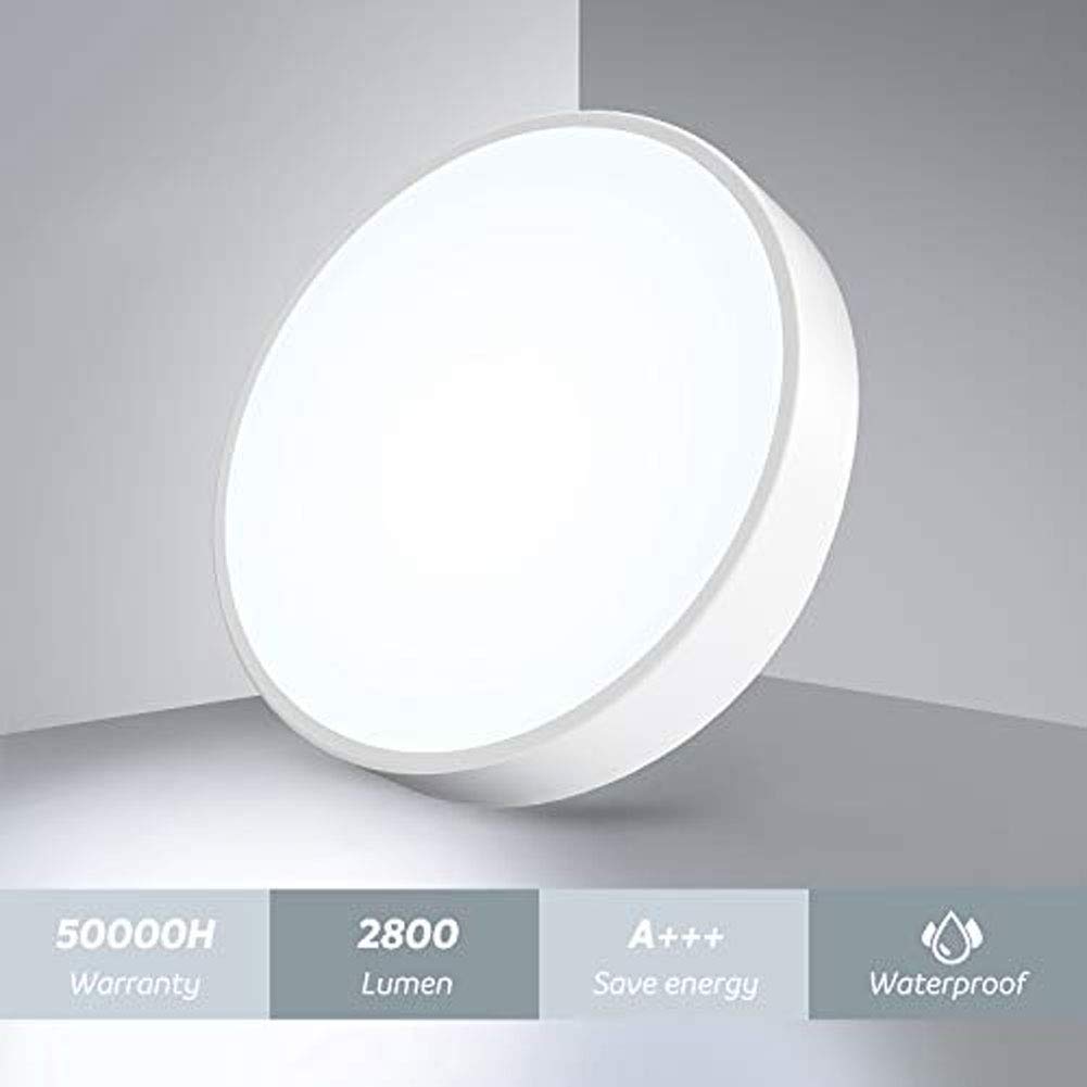 Round Led Ceiling Lights Ruixin 28w 6000k Cool White Waterproof