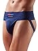 S&C Gym Cotton Supporter Jock Strap with Cup Pocket Athletic Fit Brief Multi Sports Underwear for Gym, Fitness, Cricket & Outdoor Inner Wear Soft Underpant for Men's Gym Small by Yogi Sports