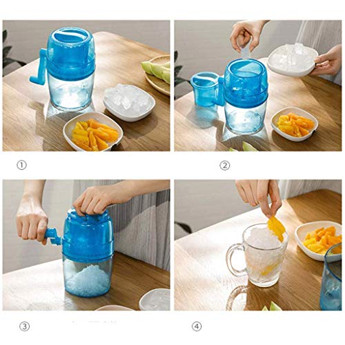 WCY Handkurbeln Hand EIS Crusher Handkurbel Eiscreme-Maschine, Handkurbel Mini EIS Crusher, Garlics for Salsa/Salat… – Bild 5
