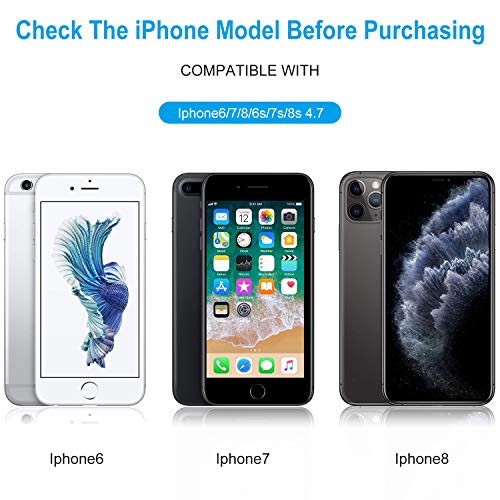Amuoc Compatible with iPhone 7/7S Screen Protector | iPhone 8/8S Screen Protector |iPhone 6/6S Screen Protectorï¼Œ Tempered Glass Film for Apple iPhone 6/7 /8/6S/7S/8S 3-Pack Clear