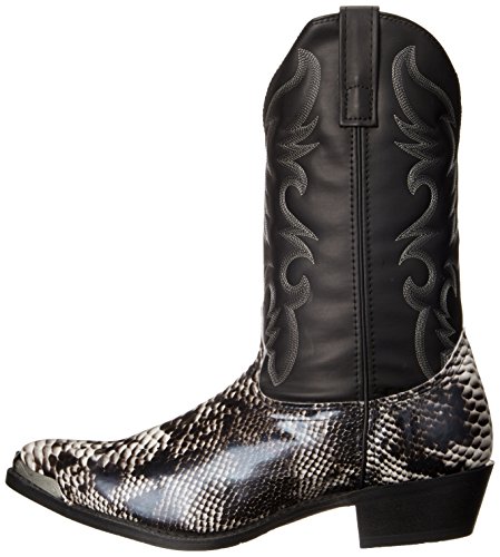 Laredo Men's 68067 Monty Western Boot,Black / White,12 XW US
