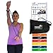 Furious Fitwear Resistance Loop Bands Set - 6 Resistance Loops for Daily Exercises for Dancers, Yoga & Warm-up