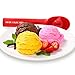 Ice Cream Scoop with Modern Heat-Conducting Aluminum Ergonomic Handle (Red)