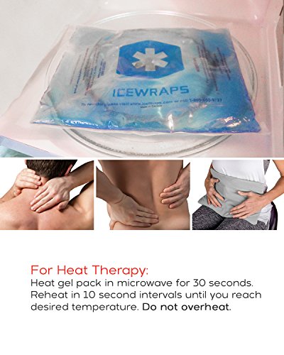 image for IceWraps Blue 8x10 Gel Pack Reusable Hot or Cold Pack for Pain Relief 