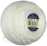 DMC 151 60-BLANC Cordonnet Cotton, White, 324-Yard, Size 60