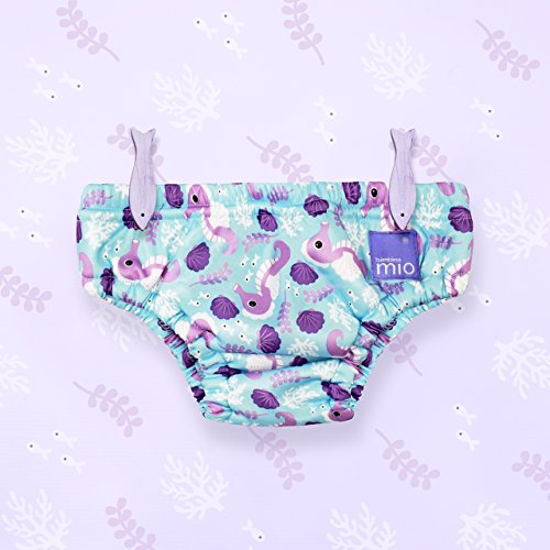 Bambino Mio, Reusable Swim Diaper , Sea Horse , Large (12 Years