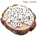 Baby Love Home Baby Teether 40pcs 12mm Silicone Perler Bead in 26 Alphabet Letter Nursing Necklace Beads