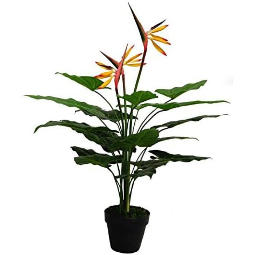 Leaf Design UK Artificial Bird of Paradise Plant (Strelitzia), 70cm