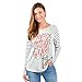 Uideazone Women Ugly Christmas Long Sleeve Tee Shirt Casual Holiday Party Blouse Tops Gray