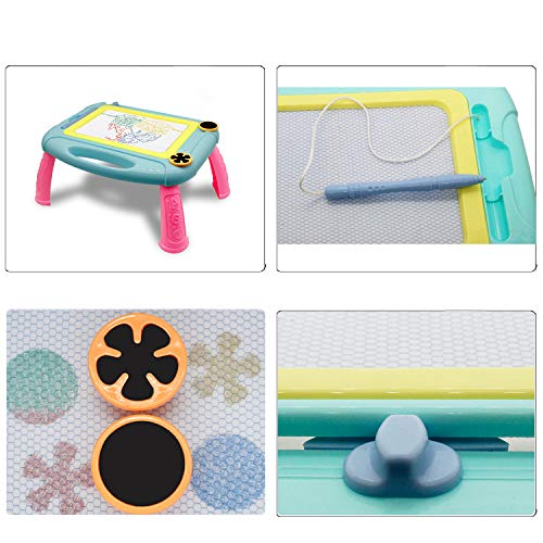 Baby Toys for 1-5 Year Old Toddlers, Magnetic Drawing Pad -Travel Size for 2-6 Year Old Kids Toy Drawing, Writing and Sketching Creative Gift for Age 2-6 Girls - Thumbnail 3