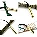 FUNANASUN 2-Pack Gun Bore Rope Rifle Shotgun Gun Bore Brush for 9mm 5.56mm .223 .22 .308 12Ga .45 .50 30-06 and Others (Choose More Calibers)