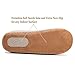 Relaxed Foot Slippers | Organic Cotton & Memory Foam | 1 Pair with Storage Bag (X-Large, Coffee)
