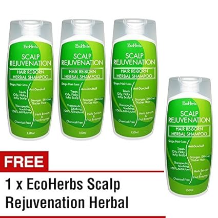 Amazon Com Buy 3 Free 1 Ecoherbs Scalp Rejuvenation Hair Re Born