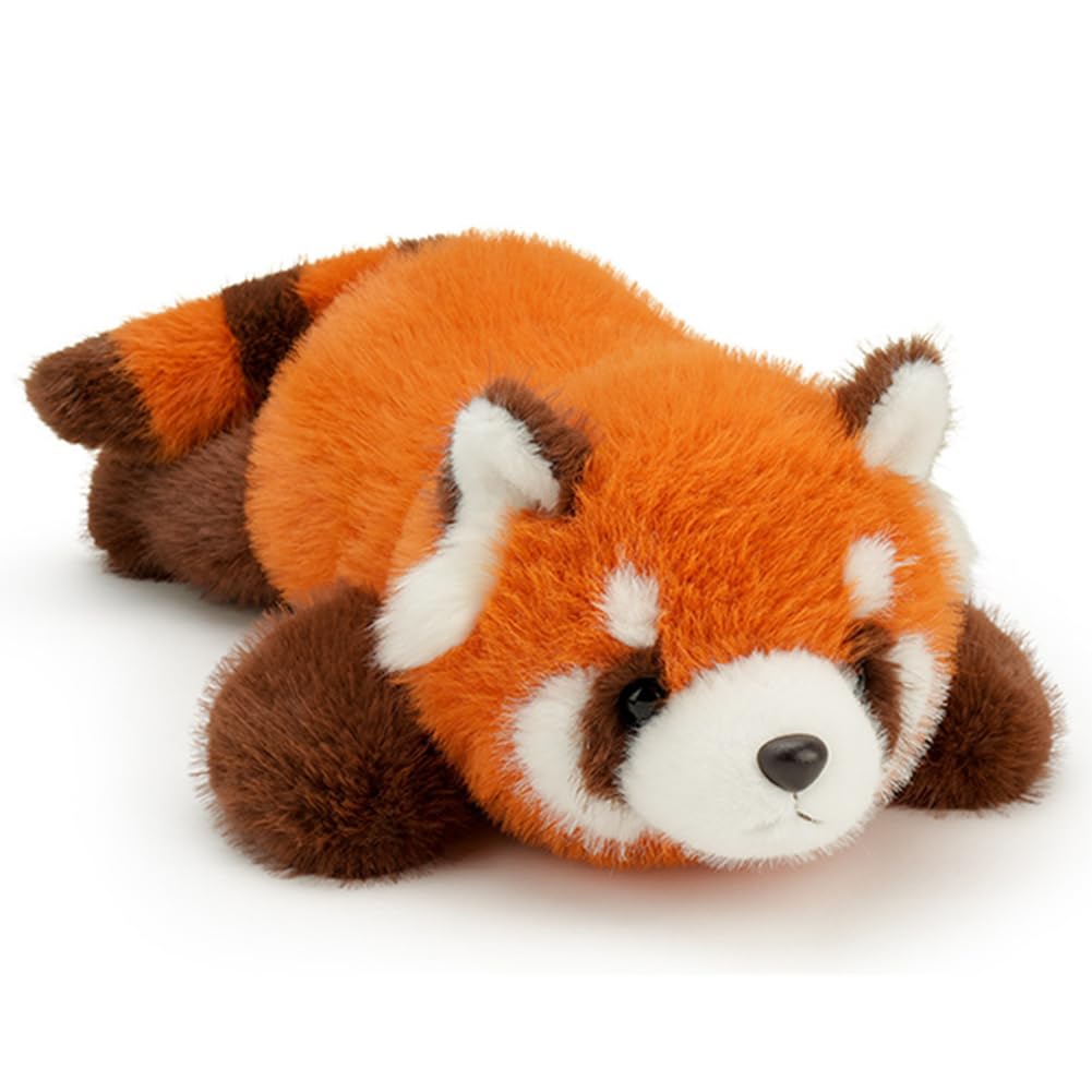 JynxtoyZeal Red Panda Animal Plush Dolls, 35 cm Soft Red Panda Stuffed Animal, Cuddly Red Panda Plush Doll, Red Panda Stuffed Animal Pillow for Friends Birthday Gifts, Home Decor