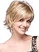 Women Wigs Short Curly Ombre Blonde Wigs Natural Heat Resistant Synthetic Wigs 10 Inch
