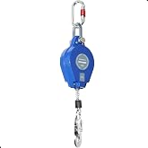 17FT Retractable Lanyard, BUCAMAO Self Retracting Lifeline, Steel Wire SRL | Srl Fall Protection, Retractable Safety Lanyard, Safety Harness Yoyo, Safety Harness Fall Protection Kit, Fall Arrestor